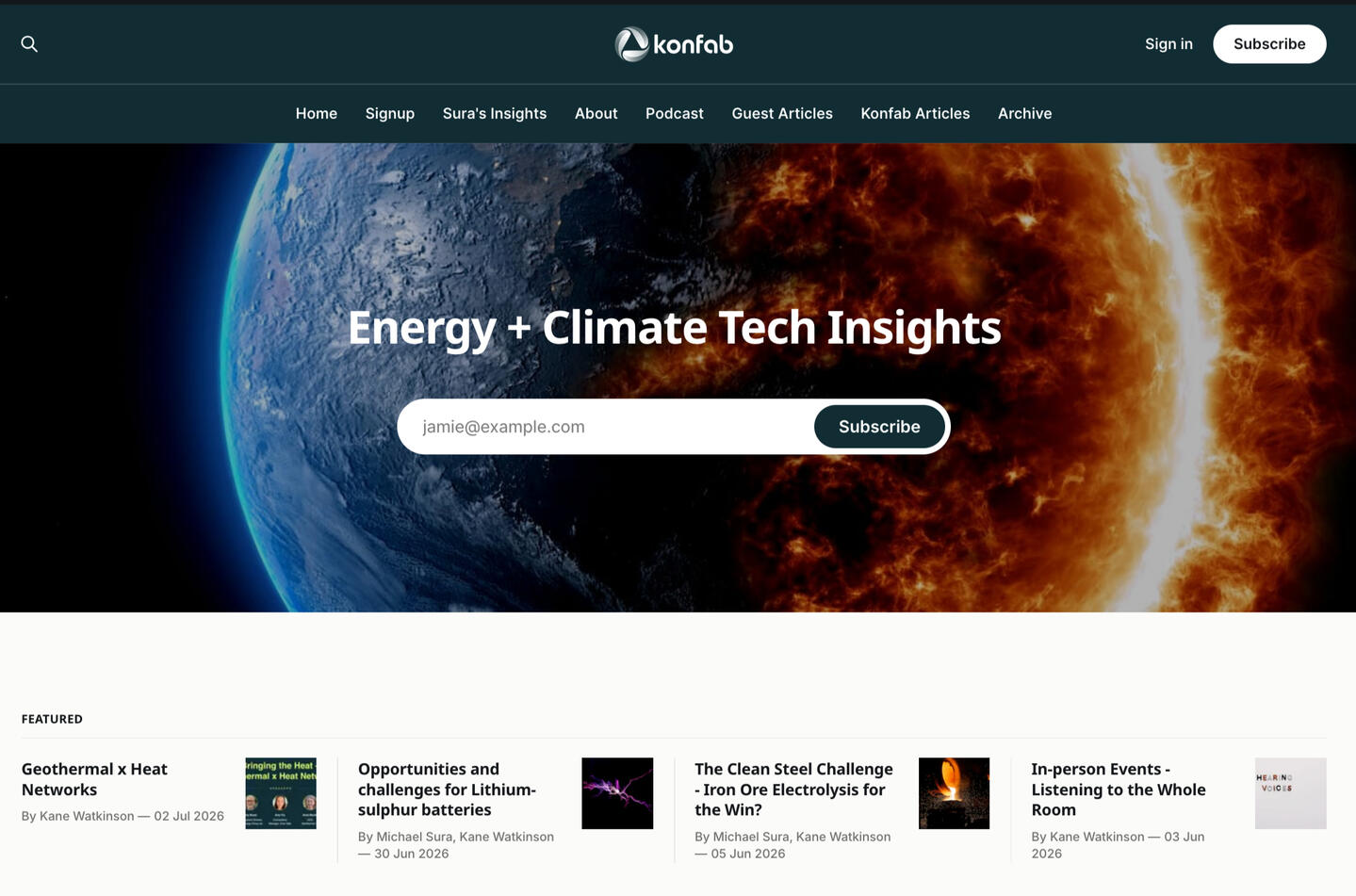 Talking Climate Tech